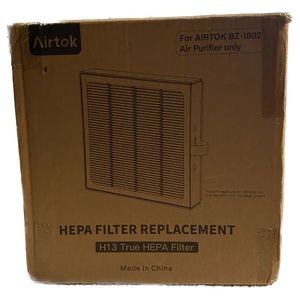 AirTok H13 True HEPA Filter Replacement for AirTok BZ-1802 Air Purifier 3 PACK